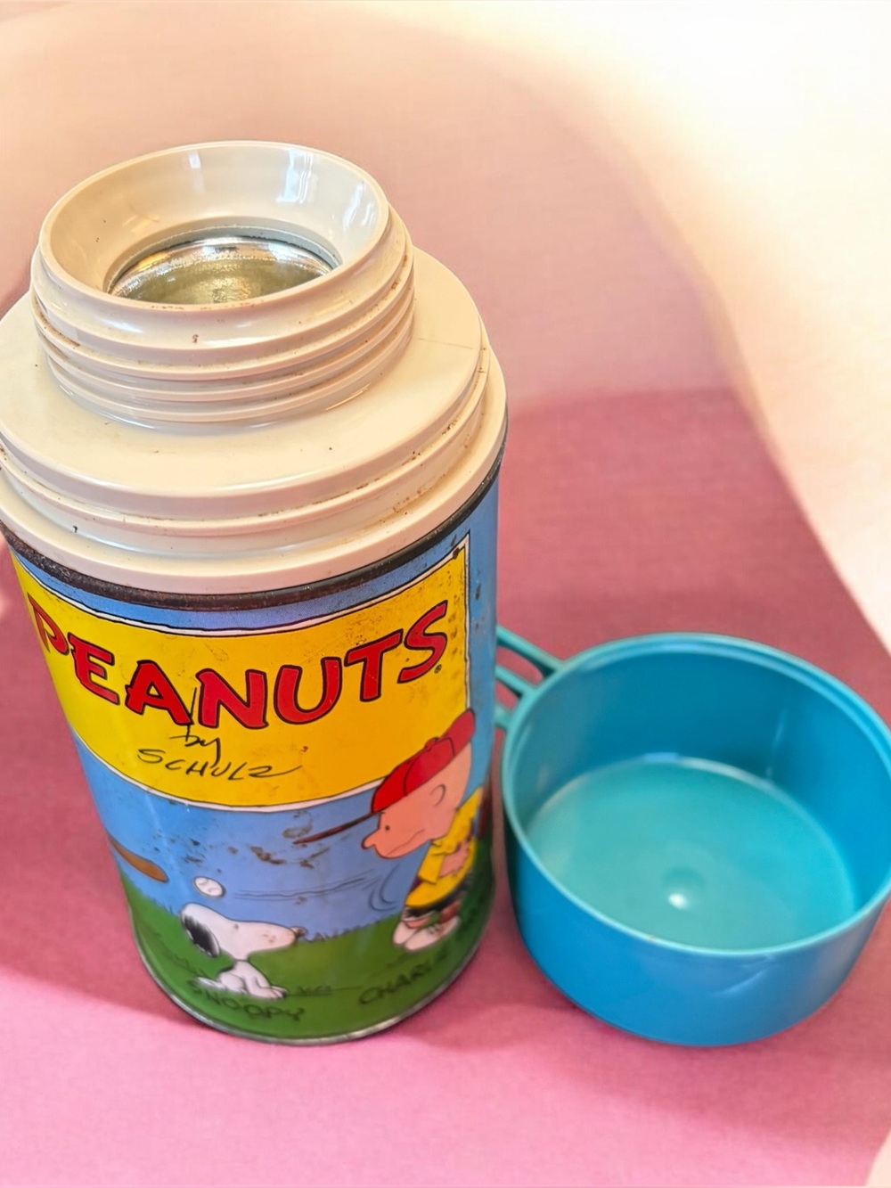 Vintage Peanut Snoopy Charlie Brown Thermos 1960’s